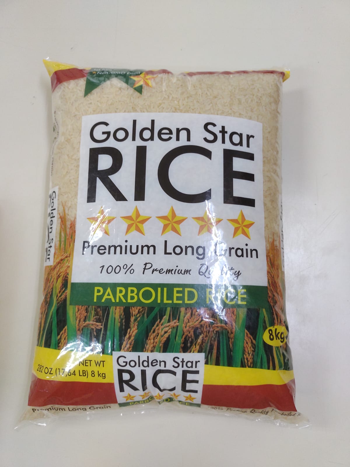 Golden Star Rice 8 kg retail pack